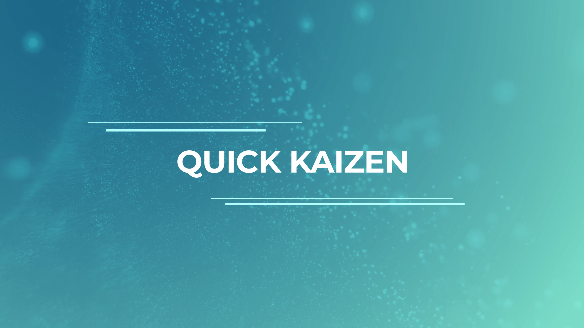 Employee ideas in Quick Kaizen module